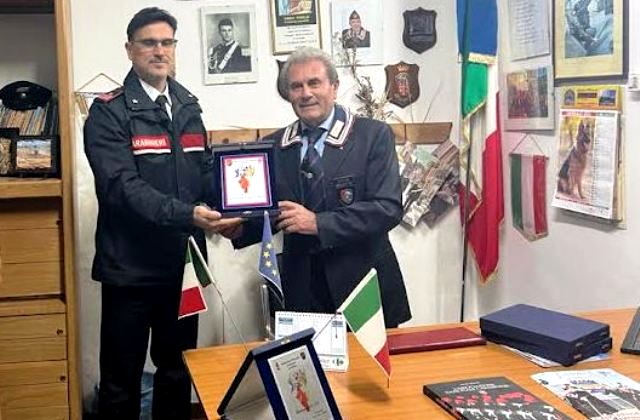 Raddusa. Incontro tra Carabinieri della locale Stazione e Militari dell'Arma in congedo